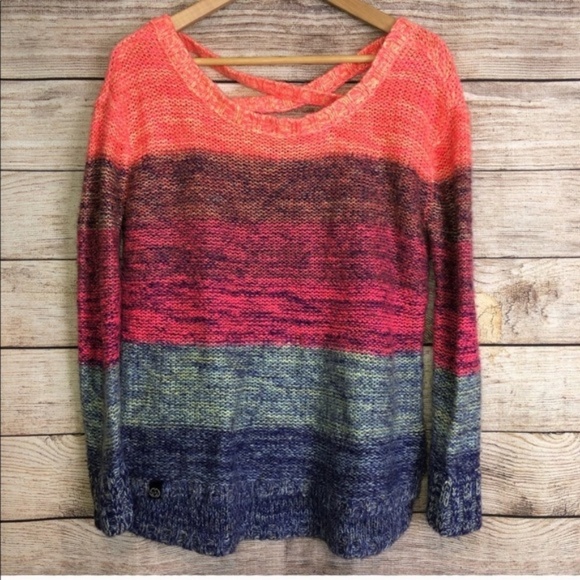 LA Hearts Oversized Knot Rainbow Sweater xs - Picture 5 of 8